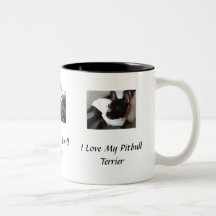Liebe I mein Pitbull Terrier-Becher Kaffee Tasse