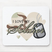 Liebe I mein Soldat Mauspads