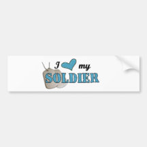 Liebe I mein Soldat Stoßaufkleber Auto Sticker