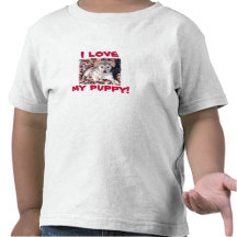 Liebe I mein Welpe Shirts