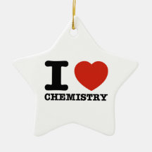 Liebe I meine heiße Chemie Weihnachtsbaum Ornament