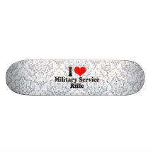 Liebe I Militärdienst-Gewehr Bedrucktes Skateboard