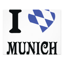 Liebe I München-Ikone Individuelle Ankündigungen
