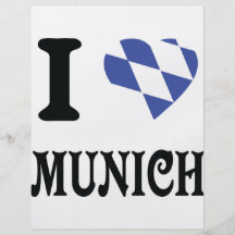 Liebe I München-Ikone Individuelle Flyer