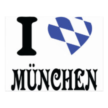 Liebe I München Ikone Postkarten
