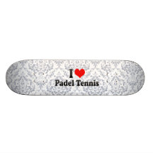 Liebe I Padel Tennis Personalisierte Skateboarddecks