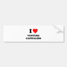 Liebe I Risikokapital-Unternehmertum Autosticker