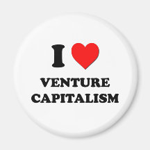 Liebe I Risikokapital-Unternehmertum Kühlschrankmagnet