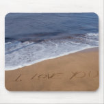Liebe I Sie… Strand-Liebe Mousepad
