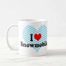 Liebe I Snowmobile Kaffee Haferl