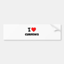 Liebe I Sperrstunden Autosticker