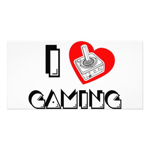 Liebe I Spiel Photo Karten Vorlage