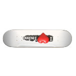 Liebe I Techno #2 Skateboard Bedrucktes Skateboard