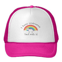 Liebe I Unicorns Abkommen mit ihm! Retrokultmützen