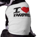 Liebe I Vampires Haustier T-shirt