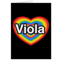Liebe I Viola. Liebe I Sie Viola. Herz karten