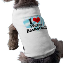 Liebe I Wasser-Basketball Haustiershirts