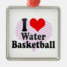 Liebe I Wasser-Basketball Ornamente