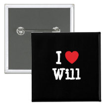 Liebe I wird die personalisierte Herzgewohnheit Buttons
