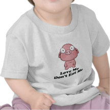 Liebe ich essen mich nicht Schwein-Entwurf Hemd
