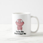 Liebe ich essen mich nicht Schwein-Entwurf Teetasse