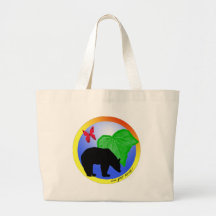 Liebe Ihr Erdbär und -schmetterling Tasche