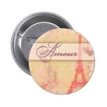 Liebe in Paris Anstecknadel