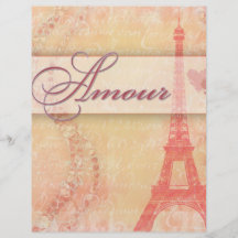 Liebe in Paris Individuelle Flyer