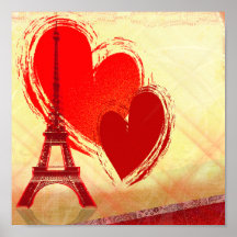 Liebe in Paris Posterdrucke