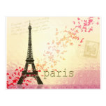 Liebe in Paris Postkarte