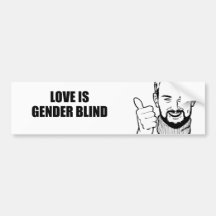 Liebe ist das blinde Geschlecht Autosticker