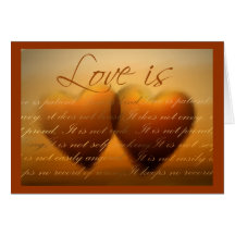Liebe ist… elegante Herzkarte