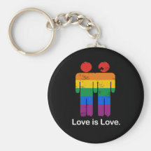 LIEBE IST LIEBE-HOMOSEXUELL-PAAR SCHLÜSSELANHÄNGER