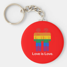 LIEBE IST LIEBE-HOMOSEXUELL-PAAR SCHLÜSSELBAND
