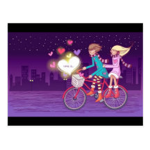 Liebe ist… postkarte