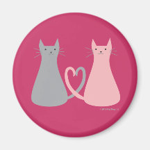Liebe-Katzen-Magnet Magnete