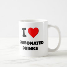 Liebe kohlensäurehaltige Getränke I Tasse