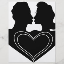 Liebe-Logo Flyer Druck