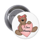Liebe-Mama des Bärn-I Anstecknadelbuttons
