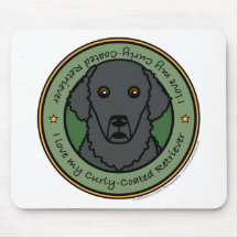 Liebe mein Gelockt-Überzogener Retriever Mousepad
