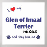 Liebe mein Glen von Imaal Terrier mischt (sie) Pla Posterdrucke