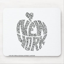 LIEBE NEW YORK MOUSEPADS