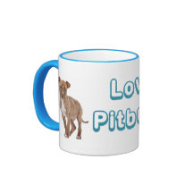 Liebe Pitbull Welpen-Hundekaffeetasse-Becher