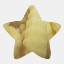 Liebe-Pommes-Frites Stern Aufkleber