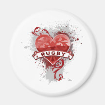 Liebe-Rugby Kühlschrankmagnete