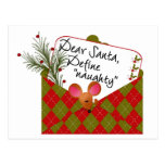 Liebe Sankt… definieren freches Postkarte
