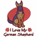 Liebe-Schäferhund Kapuzenpulli