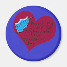 LIEBE-SEEMANN AFGHANISCHER VAL TAG MAGNETS
