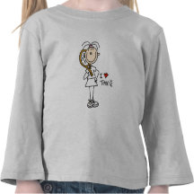 Liebe-Tennis-T-Shirts und Geschenke des Mädchen-I