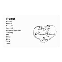 Liebe Thy menschliche Betriebsmittel-Person Visitenkarte
